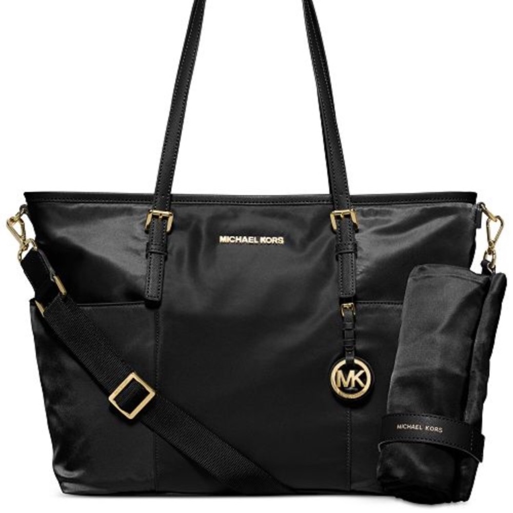 BRAND NEW Michael Kohrs Black Diaper Bag